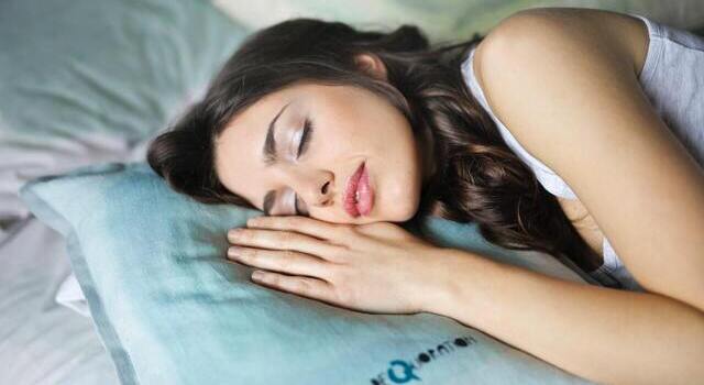 young woman sleeping
